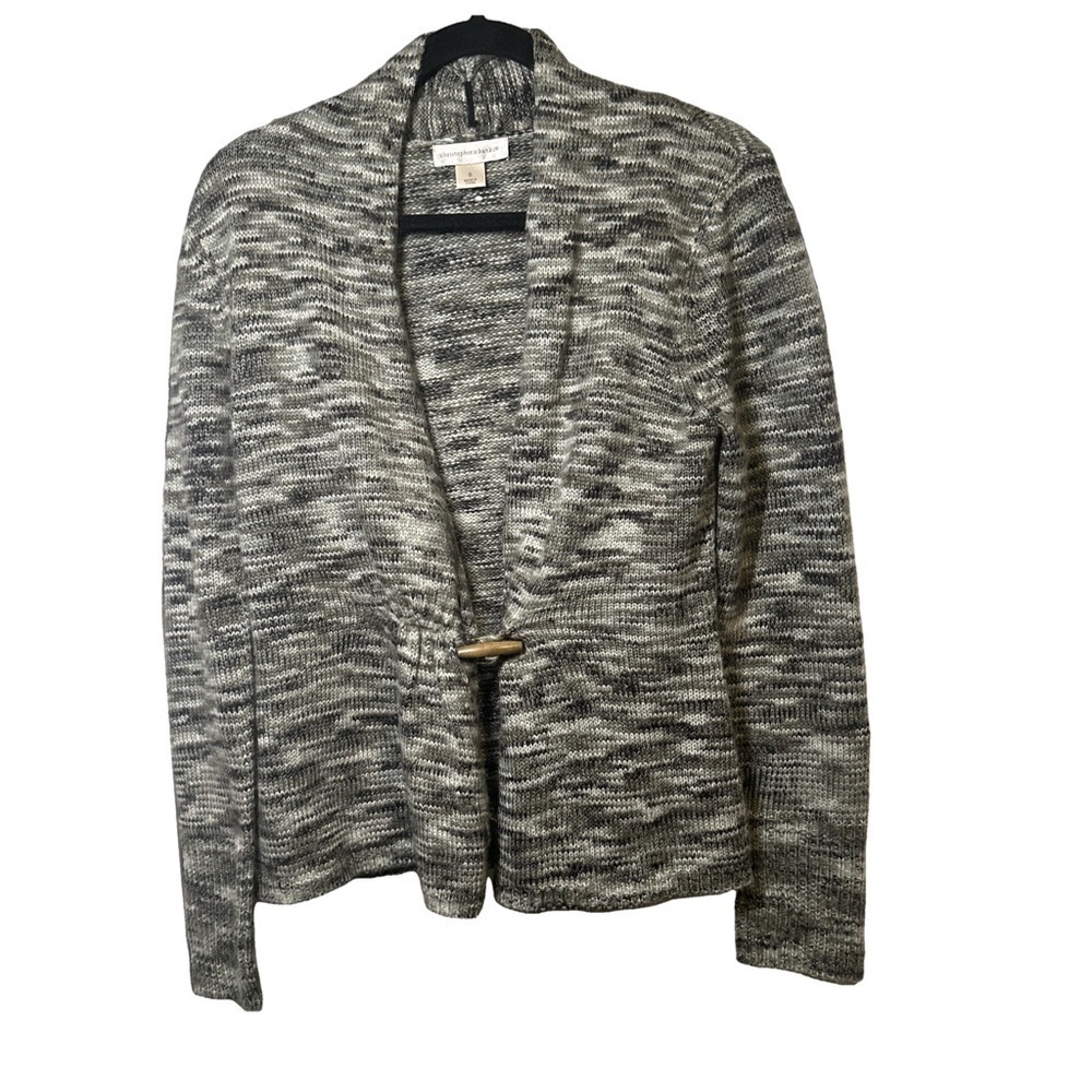 CHRISTOPHER & BANKS Size S Knit Cardigan with Wooden Toggle Closure